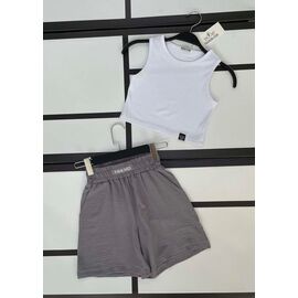 Костюм дитячий на дівчинку K80 grey р.128-152 "Kosmy" недорого оптом від прямого постачальника