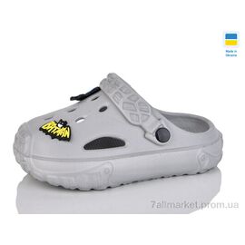 Фотография Кроксы детские летние Лето 150 св.сірий (6 пар р.24-35) "Inblue" недорого оптом от прямого поставщика