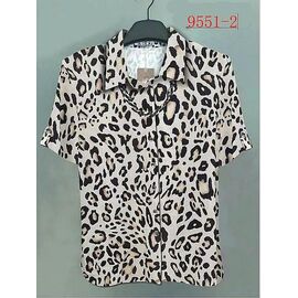 Сорочка жіноча літня 9551-2 beige р.52-62 "LIDA" недорого оптом від прямого постачальника