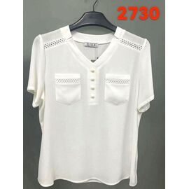 футболка жіноча 2730 white р.52-62 "LIDA" недорого оптом від прямого постачальника