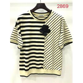 футболка жіноча 2869 beige р.52-62 "LIDA" недорого оптом від прямого постачальника