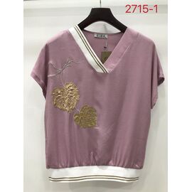 футболка жіноча 2715-1 purple р.52-62 "LIDA" недорого оптом від прямого постачальника