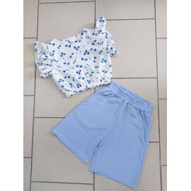 Фотография Костюм детский на девочку M26 l.blue р.122-140 "Moda school" недорого оптом от прямого поставщика