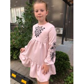 Сукня дитяча легка на дівчинку M22 powder р.138-146 "Moda school" недорого оптом від прямого постачальника