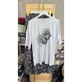 Фотография Костюм женский 6057 black р.50-56 "OSKA" недорого оптом от прямого поставщика