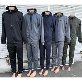 Фотография Костюм спортивный мужской S568 black р.46-54 "Shon" недорого оптом от прямого поставщика