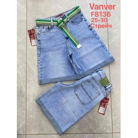 Фотография Шорты женские F8136 l.blue р.25-30 "Vanver" недорого оптом от прямого поставщика
