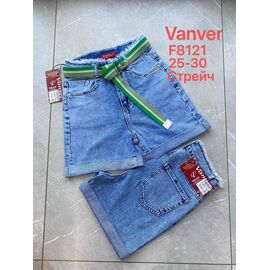 Фотография Шорты женские F8121 blue р.25-30 "Vanver" недорого оптом от прямого поставщика
