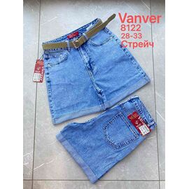 Фотография Шорты женские 8122 l.blue р.28-33 "Vanver" недорого оптом от прямого поставщика