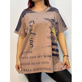 Фотография Футболка женская 1603 mix р.52-56 "Kosta" недорого оптом от прямого поставщика