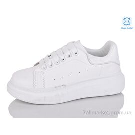 Кросівки жіночі модні Весна/осінь AA607-1 шкіра (8 пар р.36-41) "Xifa" недорого оптом від прямого постачальника