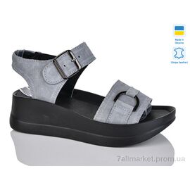 Фотография Босоножки женские летние Лето 1718-3 сір.з. (6 пар р.37-41) "Sali" недорого оптом от прямого поставщика