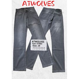 Джинси чоловічі AT6683 black р.29-38 "God Baron" недорого оптом від прямого постачальника