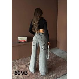 Джинси жіночі 40396-699B grey р.34-40 "Jeans Style" недорого оптом від прямого постачальника