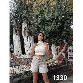 Фотография Шорты женские 355-1330 grey р.34-40 "Jeans Style" недорого оптом от прямого поставщика