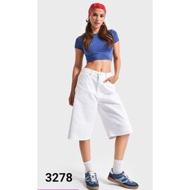 Фотография Бриджи женские 3278-S4 white р.34-42 "Jeans Style" недорого оптом от прямого поставщика