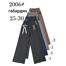 Фотография Штаны женские 2006-2 brown р.25-30 "Leen" недорого оптом от прямого поставщика