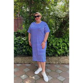 Сукня літня жіноча 12 blue р.46-56 "ZLATA" недорого оптом від прямого постачальника