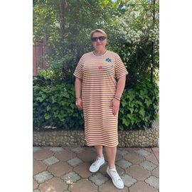 Сукня літня жіноча 12 l.brown р.46-56 "ZLATA" недорого оптом від прямого постачальника