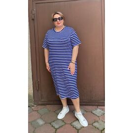 Сукня літня жіноча 12 navy р.46-56 "ZLATA" недорого оптом від прямого постачальника