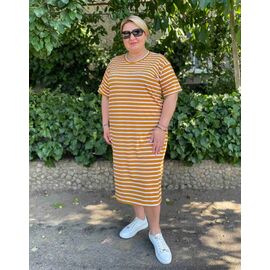 Сукня літня жіноча 12 orange р.46-56 "ZLATA" недорого оптом від прямого постачальника