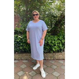 Сукня літня жіноча 12-1 l.blue р.46-56 "ZLATA" недорого оптом від прямого постачальника