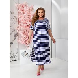 Фотография Платье летнее женское 1810 blue р.54-64 "ZLATA" недорого оптом от прямого поставщика