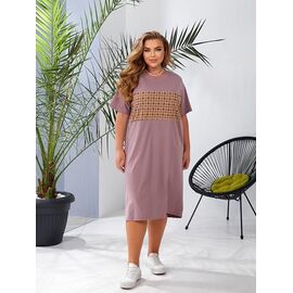 Фотография Платье летнее женское 731 beige р.42-56 "ZLATA" недорого оптом от прямого поставщика