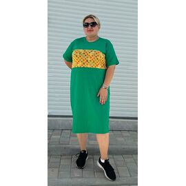 Сукня літня жіноча 731 green р.42-56 "ZLATA" недорого оптом від прямого постачальника