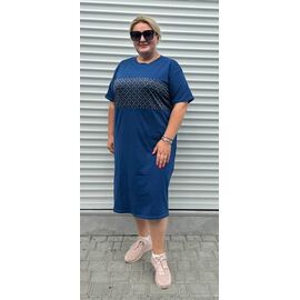 Сукня літня жіноча 731 navy р.42-56 "ZLATA" недорого оптом від прямого постачальника