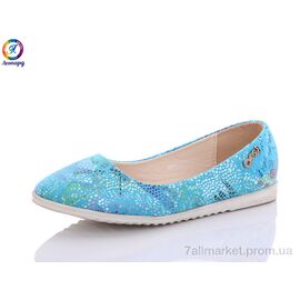 Балетки дитячі на дівчинку Весна/осінь HY5-5 (8 пар р.32-37) "Леопард" недорого оптом від прямого постачальника