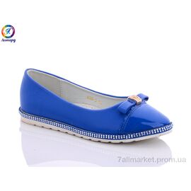 Фотография Балетки детские на девочку Весна/осень H30-3 (8 пар р.32-37) "Леопард" недорого оптом от прямого поставщика