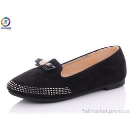 Фотография Балетки детские на девочку Весна/осень HY12-1 (8 пар р.32-37) "Леопард" недорого оптом от прямого поставщика