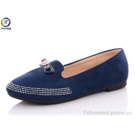 Фотография Балетки детские на девочку Весна/осень HY12-2 (8 пар р.32-37) "Леопард" недорого оптом от прямого поставщика