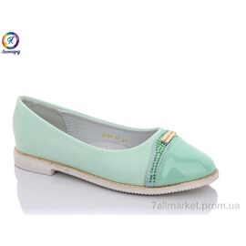 Фотография Балетки детские на девочку Весна/осень GB04-17 (8 пар р.30-37) "Леопард" недорого оптом от прямого поставщика