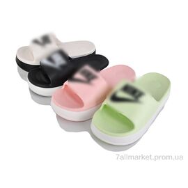 Шльопанці жіночі полегшені Літо 2328 mix (12 пар р.36-41) "M&L  Alex13" недорого оптом від прямого постачальника