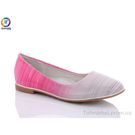 Фотография Балетки детские на девочку Весна/осень WB15-8 (8 пар р.32-37) "Леопард" недорого оптом от прямого поставщика