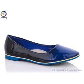 Фотография Балетки детские на девочку Весна/осень WB15-2 (8 пар р.30-37) "Леопард" недорого оптом от прямого поставщика