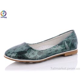Фотография Балетки детские на девочку Весна/осень WB16-16 (8 пар р.30-37) "Леопард" недорого оптом от прямого поставщика