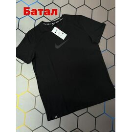 Фотография Футболка мужская 4377 black р.2XL-6XL "Alex Clothes" недорого оптом от прямого поставщика