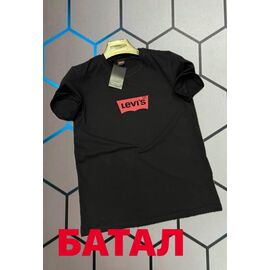 Футболка чоловіча 4394 black р.2XL-6XL "Alex Clothes" недорого оптом від прямого постачальника