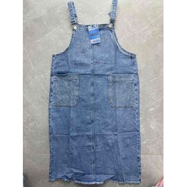 Фотография Сарафан женский 460 l.blue р.3XL-8XL "Liana Denim" недорого оптом от прямого поставщика
