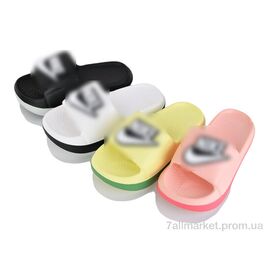 Шльопанці жіночі полегшені Літо M19 mix (12 пар р.35-40) "M&L  Alex13" недорого оптом від прямого постачальника