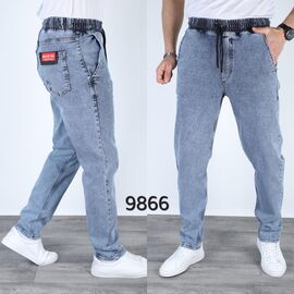 Фотография Джинсы мужские 9866 l.blue р.29-36 "God Baron" недорого оптом от прямого поставщика