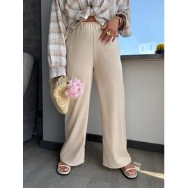 Штани жіночі літні 1114 beige р.42-58 "FEMZONE" недорого оптом від прямого постачальника