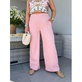 Штани жіночі літні 1114 pink р.42-58 "FEMZONE" недорого оптом від прямого постачальника