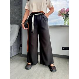 Штани жіночі літні 1116 black р.42-58 "FEMZONE" недорого оптом від прямого постачальника