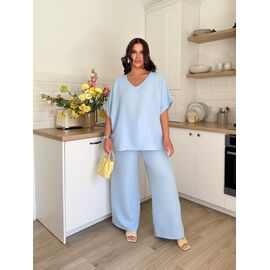 Костюм жіночий 251-1 l.blue р.42-56 "Adam&Eva" недорого оптом від прямого постачальника