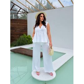 Костюм жіночий 254 white р.42-52 "Adam&Eva" недорого оптом від прямого постачальника