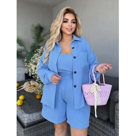 Костюм жіночий 255 l.blue р.42-52 "Adam&Eva" недорого оптом від прямого постачальника